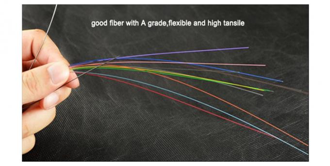 Εσωτερικό LSZH οπτικό καλώδιο 4 πυρήνων 6 πυρήνων 8 πυρήνων 12 πυρήνων 24 πυρήνων 48 πυρήνων μονοτρόπου οπτικών ινών καλώδιο GJFJV 4
