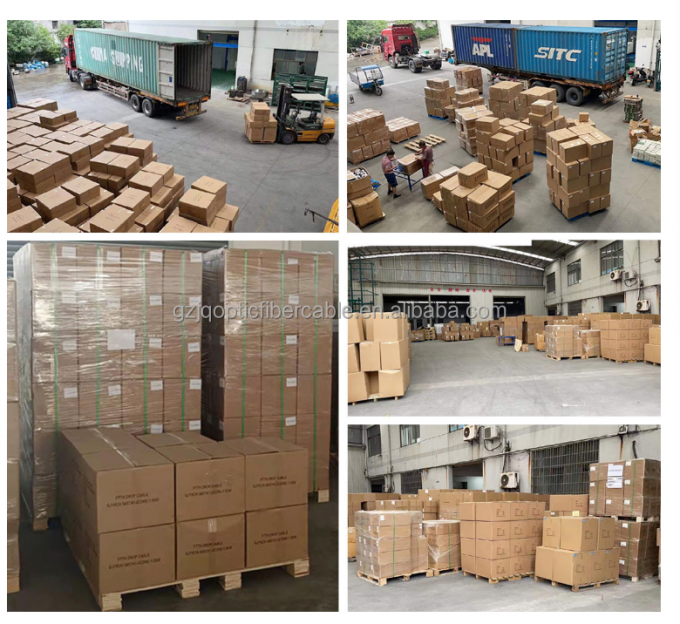 Εσωτερικό FTTH Οπτικό Καλώδιο Drop Factory Price Fiber to the Home Cable για Δίκτυο Τηλεπικοινωνιών 2