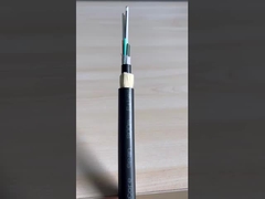 Πρωταθλήματα ADSS διπλής επιφάνειας Διάστημα καλωδίου οπτικών ινών 800m 24 48 72 96 144 288 πυρήνας