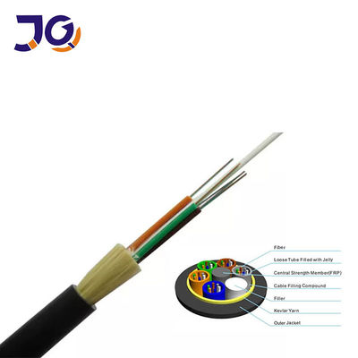 Span 400m Kevlar Yarn ADSS Fiber Optical Cable Loose Tube Stranded
