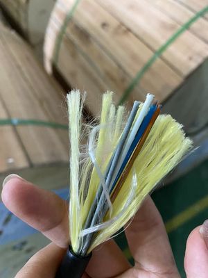 Καλώδιο 24F 100M οπτικών ινών ADSS εναέριο καλώδιο οπτικών ινών ADSS έκτασης