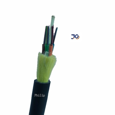 No Metal All Dietric Self-supporting ADSS Singlemode καλώδιο οπτικών ινών HDPE επενδυμένο με νήμα