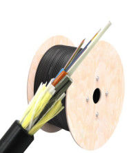 Εξωτερικό ADSS Loose Tube FRP 12 24 48 72 96 144 Core Single Mode Fiber Cable