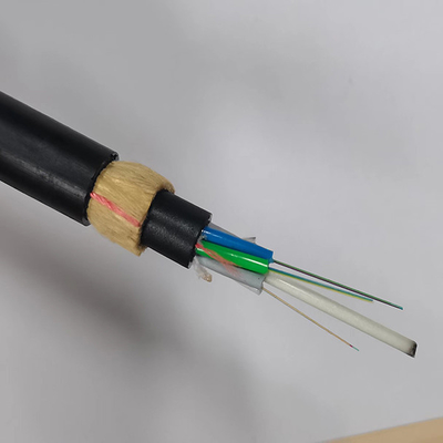 Aramid νημάτων δύναμης ενιαίο καλώδιο οπτικής ίνας σακακιών ADSS τρόπου ενιαίο