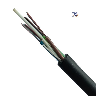 Υπαίθριο ενιαίο πρότυπο εναέριο GYFTY G625d 24 οπτικό καλώδιο ινών 48 πυρήνων με τη δύναμη FRP