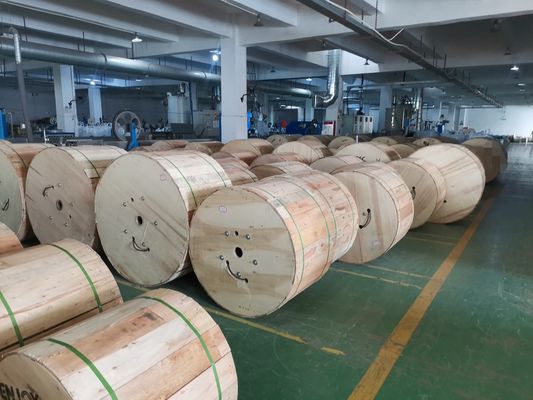 Καλώδιο ADSS 12 οπτικών ινών 24 48 96 ενιαίο καλώδιο οπτικών ινών τρόπου ADSS πυρήνων