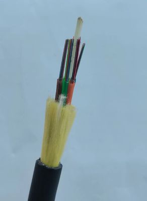 ADSS 12 24 48 Core Span 100m Αεροπορικό εξωτερικό καλώδιο οπτικών ινών