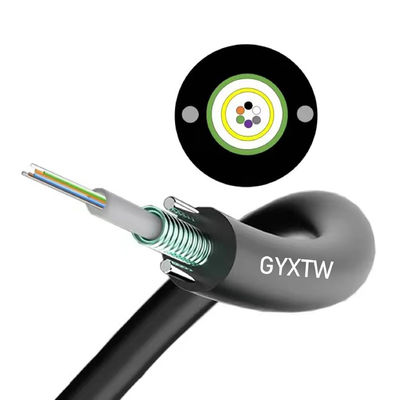 GYXTW Φύλλο οπτικών ινών μονοτρόπου με θήκη HDPE για χρήση σε αεροδρόμια και αγωγούς