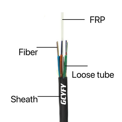 2-144Cores Outdoor Micro Duct Air Blown Fiber Optical Cable GCYFY μονό τρόπο