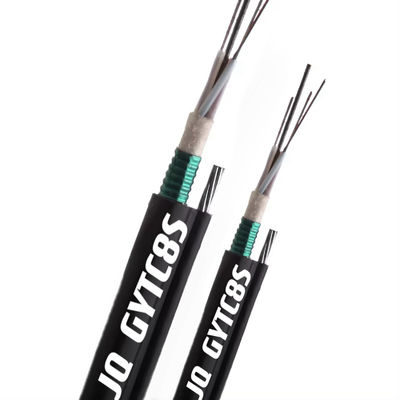 2- 144 πυρήνες Single Mode εξωτερικό καλώδιο οπτικών ινών σχήμα 8 GYTC8S για εναέρια