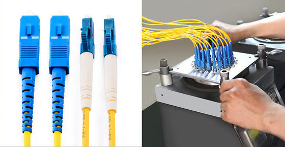 SC/SC Fiber Optic Patch Cord Single Multi mode Fiber για FTTH 1m 2m 5m 10m