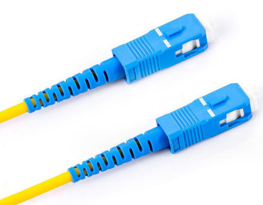 SC/SC Fiber Optic Patch Cord Single Multi mode Fiber για FTTH 1m 2m 5m 10m