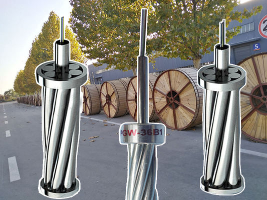 12 24 48 96 144 πυρήνας εξωτερικού εναέριου καλωδίου OPGW καλωδίου γης σύνθετος καλωδίου γης OPGW καλωδίου οπτικών ινών