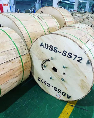 72 πυρήνας 96 χιλιοστά ADSS Cable de fibra optica