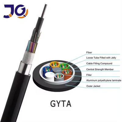Ζεστή πώληση 12 πυρήνων GYTA GYTS Stranded Loose Tube Armored SingleMode MultiMode εξωτερικό οπτικό καλώδιο
