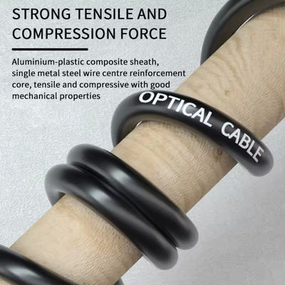 72 πυρήνες GYFTY Gel-filled μη μεταλλική αντοχή μέλος τηλεπικοινωνίες καλώδιο οπτικών ινών