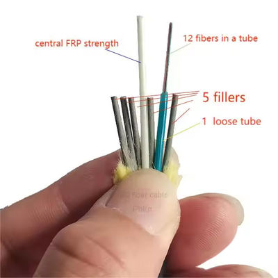 24 Core Outdoor ADSS Single Mode Fiber Optical Cable 4km/drum G652d Κατασκευαστής Προμηθευτής