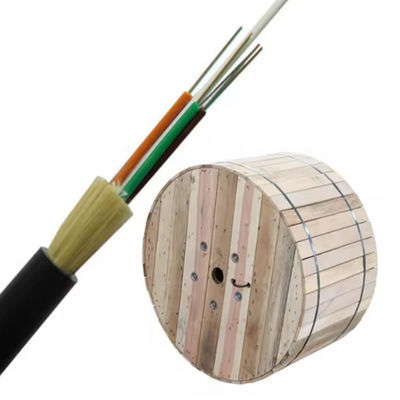 ADSS All Dielectric 48 πυρήνες αυτοστήριξη αέρας Fiber εξωτερικό καλώδιο Single Jacket Span 100m 200m