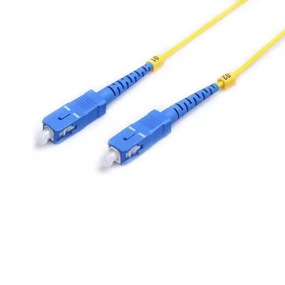 2.0mm 3.0mm SC UPC προς SC UPC Duplex Jumper 1m 2m 3m 5m SM MM G652d SC Fiber Optic Patch Cord Patchcord