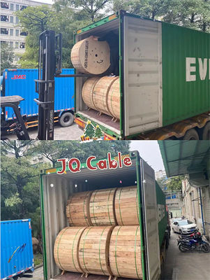 Εργοστάσιο Jiqian ADSS Αυτοεφοδιαστικό καλώδιο οπτικών ινών 12 24 48 Κέντρο διάστημα 120m Καλώδια οπτικών ινών G652D ADSS 567 Κέντρο