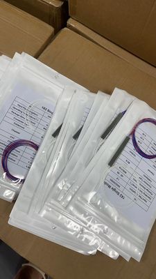 FTTH μίνι σιδηροειδής σωλήνας γυμνού πλκ διαχωριστή 1x2 1x4 1x8 1x16 οπτικό διαχωριστή ινών