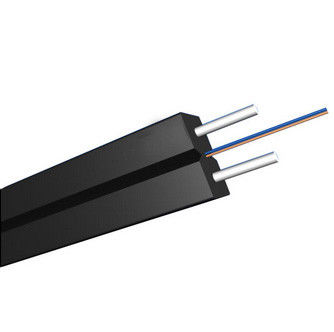 2 πυρήνες FTTH εσωτερικού GJXH-2B6 καλώδιο πτώσης G657A2 LSZH PVC Jacket