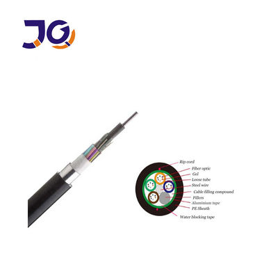 SM MM Τεθωρακισμένο G652D 24 48 96Core Fiber Optic Cable GYTS