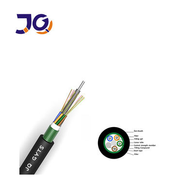 SM MM Τεθωρακισμένο G652D 24 48 96Core Fiber Optic Cable GYTS