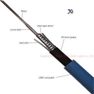 MGXTSV Πυροσβέστης Αντιγλύκτης LSZH Τεθωρακισμένο οπτικό καλώδιο ινών εξόρυξης