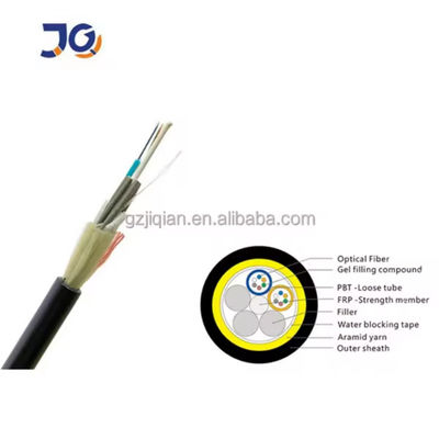 Προμηθευτής καλωδίων από την Κίνα ADSS Single Jacket 48 Core Single ή Multi Mode FRP 1.5mm 100m Span Length Fiber Optic Cable