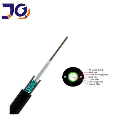 GYFXTS Unitube Κεντρικό χαλαρό σωλήνα εξωτερικό καλώδιο οπτικών ινών θωράκιση καλώδιο