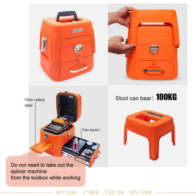AI-9 Fusion Splicing Fiber Fusion Splicer Αυτοματοποιημένες FTTH μηχανές συγκόλλησης οπτικών ινών