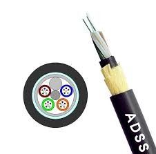 Διπλό Jacket ADSS Εξωτερικό Αεροδιαστημικό Υφασμάτινο Οπτικό Καλώδιο 48 πυρήνες