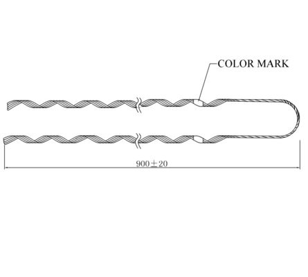 Προσχηματισμένη δέσμη δέσμης έντασης Τράβηγμα τύπου ADSS