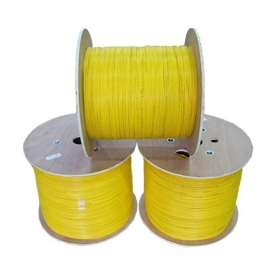 Indoor Tight Buffer Fiber Optic Cable GJFJH GJFJV Kevlar Yarn 4 12 Core Distribution Cable