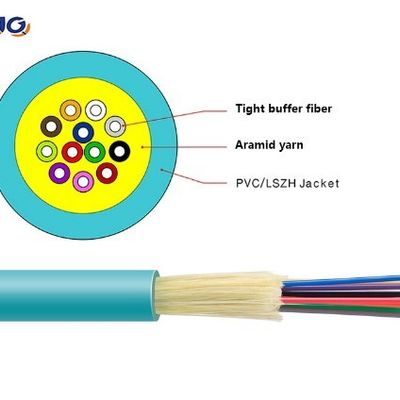 Αγοράστε GJFJV Indoor Tight Buffer Fiber Optic Cable Πολύχρωμο LSZH Jacket G652D