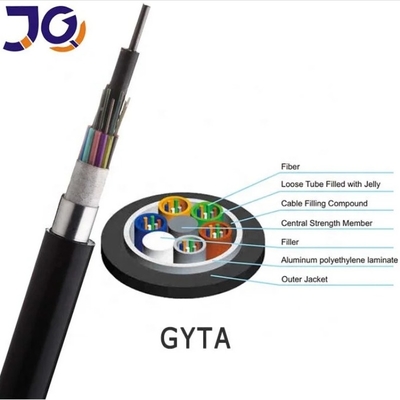 GYTA 2-144 Core Armoured Fiber Optic Cable for Aerial Duct Installation