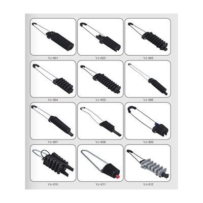 Προσχηματισμένη λαβή τύπου Αλουμινίου κράματος χάλυβα 70KN για 6-15mm καλώδιο