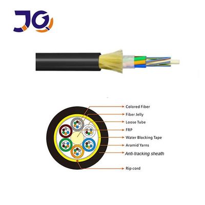 SM G652D 72 Core ADSS Fiber Optic Cable 100 Span Single Jacket Aerial Self-Supporting Outdoor (Κύρια ADSS οπτική ίνα καλώδιο 100 σπαθίς με μονό μαντήλι)