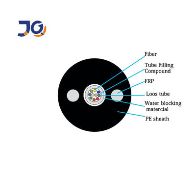 Θωρακισμένο καλώδιο οπτικής ίνας 4 πυρήνων Unitube G652D