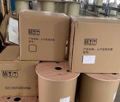 χαλύβδινο σύρμα G657A G652D 1 2 1.0mm καλώδιο πτώσης 4 πυρήνων