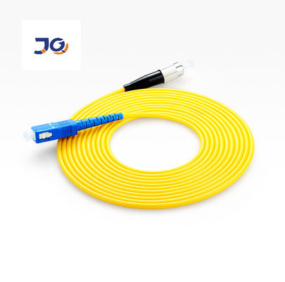 Διπλό Sc LC ST FC SM ΚΚ 0.9mm σκοινί μπαλωμάτων ινών 3m