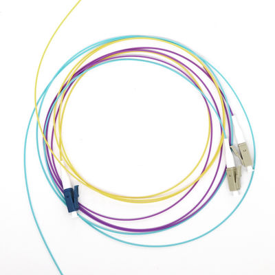 12 πυρήνες SC UPC Fiber Optic Pigtail 0,9mm Multimode Cable για εφαρμογές δικτύων FTTH FTTB