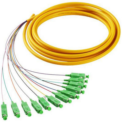 APC Sc ινών cOem FTTH 62.5/125um πλεξίδα
