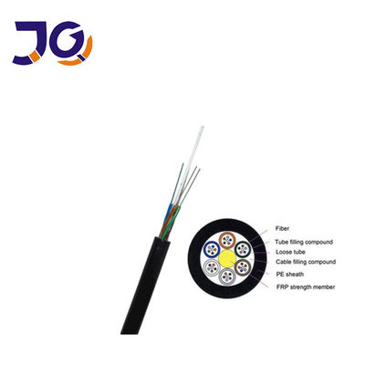 Εμπορική τιμή ανά μέτρο 24 36 48 96 144 Core Stranded Loose Tube fiber optical cable GYFTY με FRP