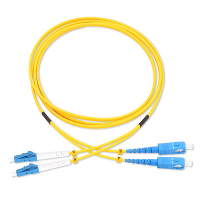 SC/SC Fiber Optic Patch Cord Single Multi mode Fiber για FTTH 1m 2m 5m 10m