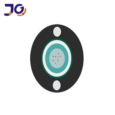 12Core υπαίθριο καλώδιο οπτικών ινών 6.0mm GYFXTY επίπεδο