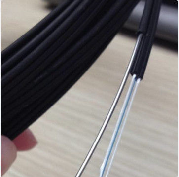 Δικτυακό καλώδιο οπτικών ινών 1 2 4 Core GJYXCH/GJYXFCH Steel Wire FTTH Drop Cable G657A