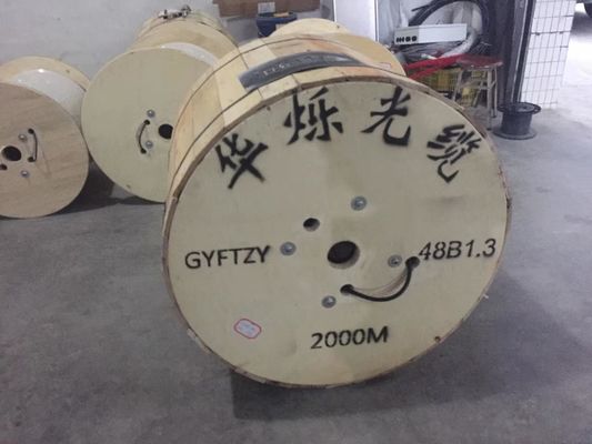 Υπερυψωμένο αυτοφερόμενο καλώδιο GYTC8S οπτικών ινών 48 πυρήνων υπαίθριο