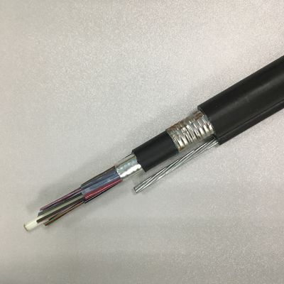 Θωρακισμένο διπλό σχήμα 8 καλώδιο GYTC8A53 σακακιών οπτικών ινών